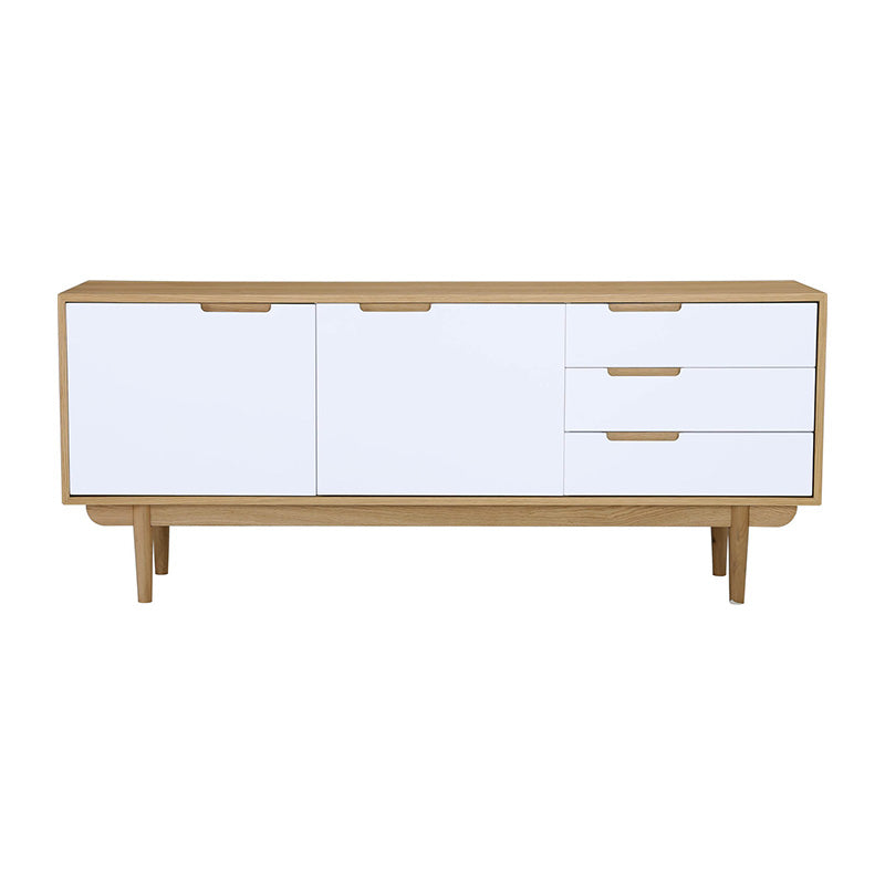 NAKULA Sideboard Buffet 180cm - Natural & White