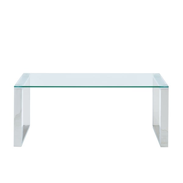 Glass/Chrome Coffee Table