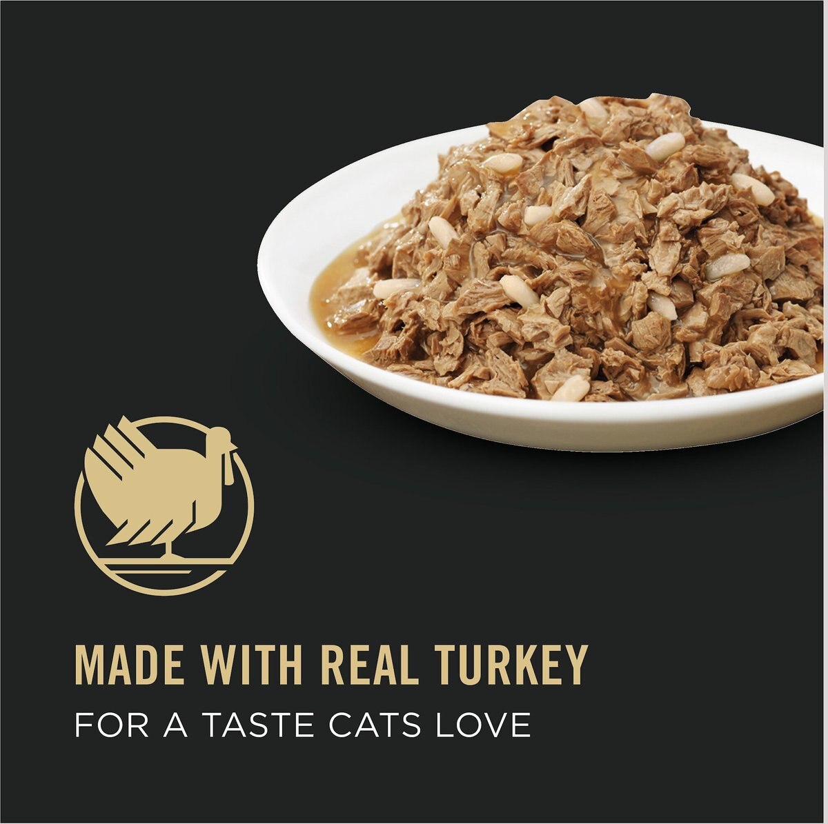 Purina Pro Plan Adult Turkey and Rice Entree in Gravy Canned Cat Food