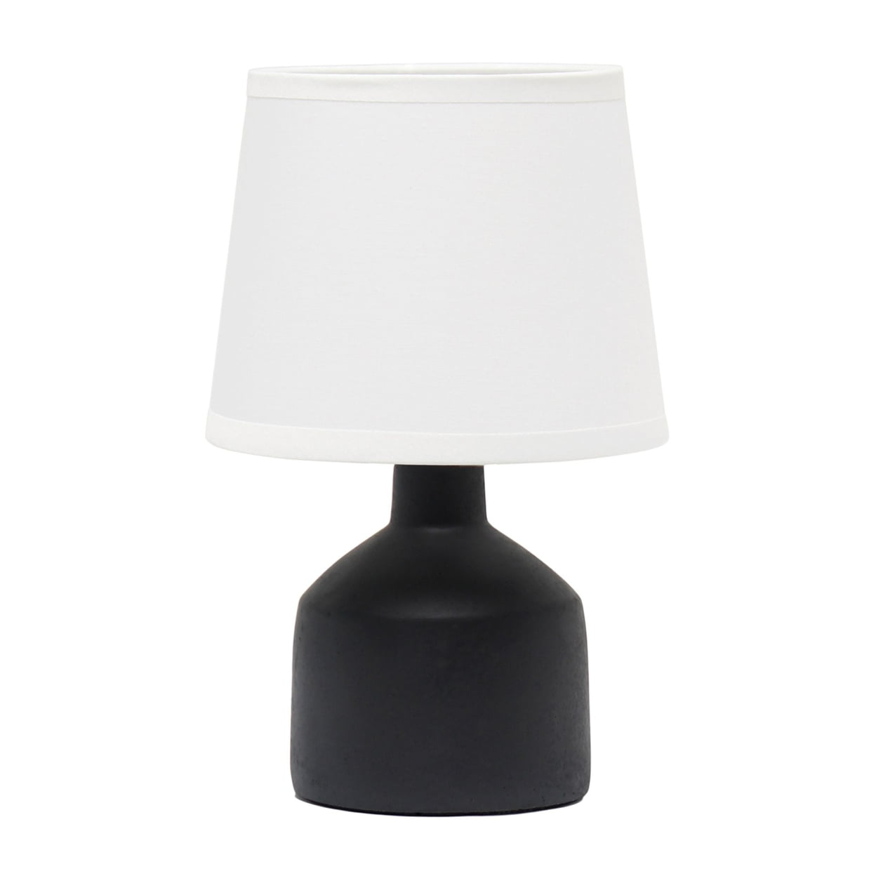 Home Decorative Mini Bocksbeutal Ceramic Table Lamp -  Black