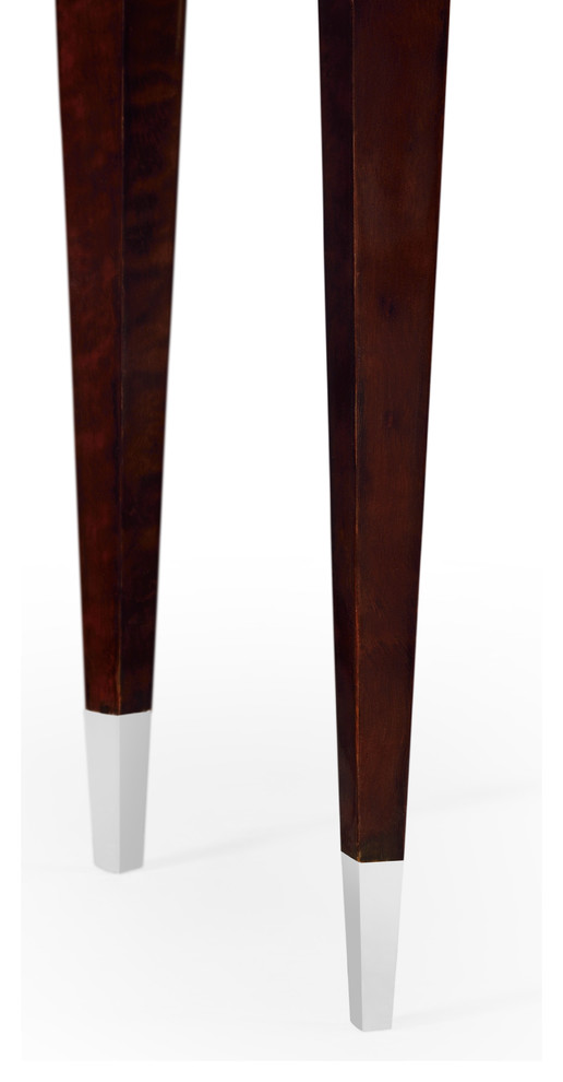 Black Eucalyptus Kidney Shaped Side Table   Transitional   Side Tables And End Tables   by HedgeApple  Houzz