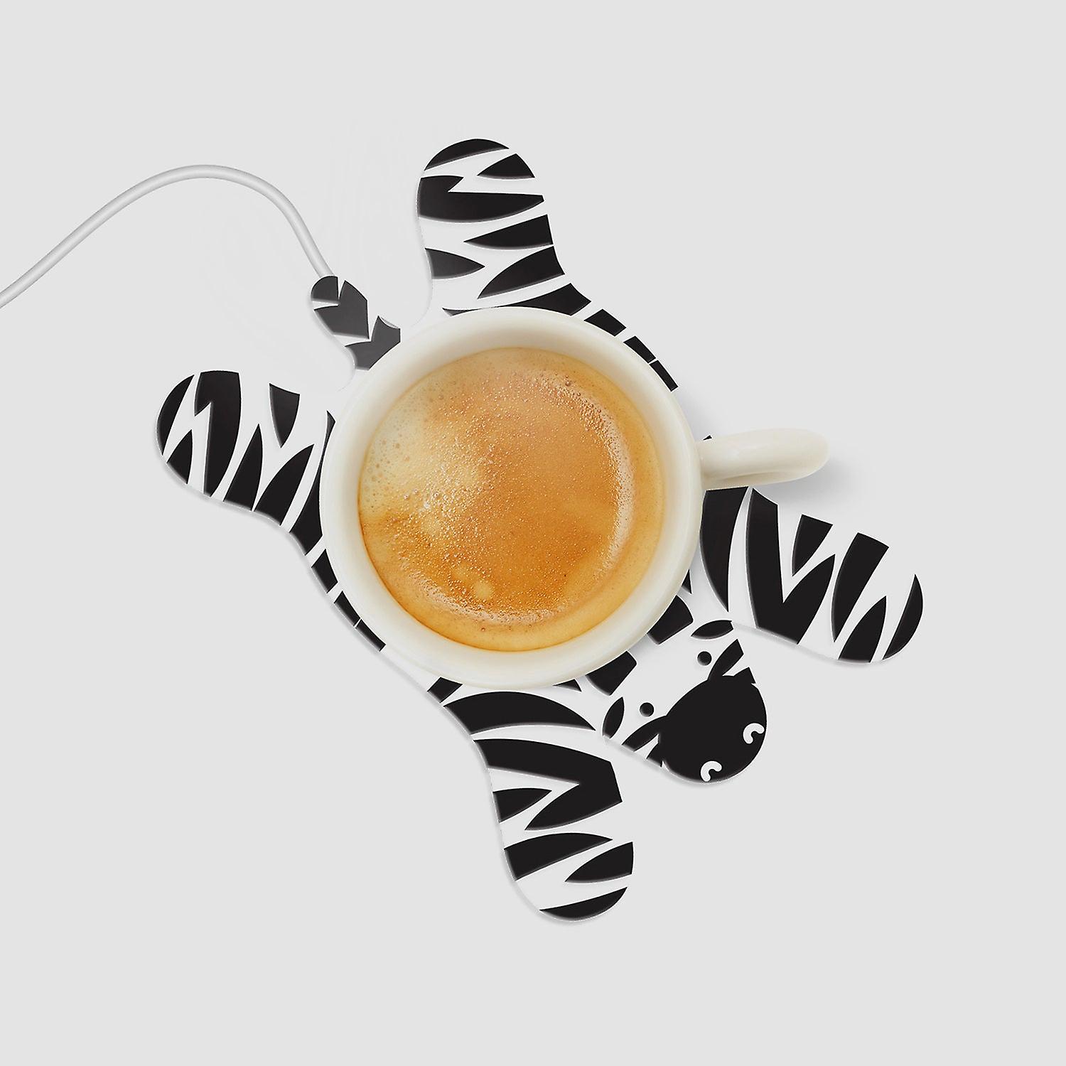 Mustard - sleepy zebra usb cup warmer