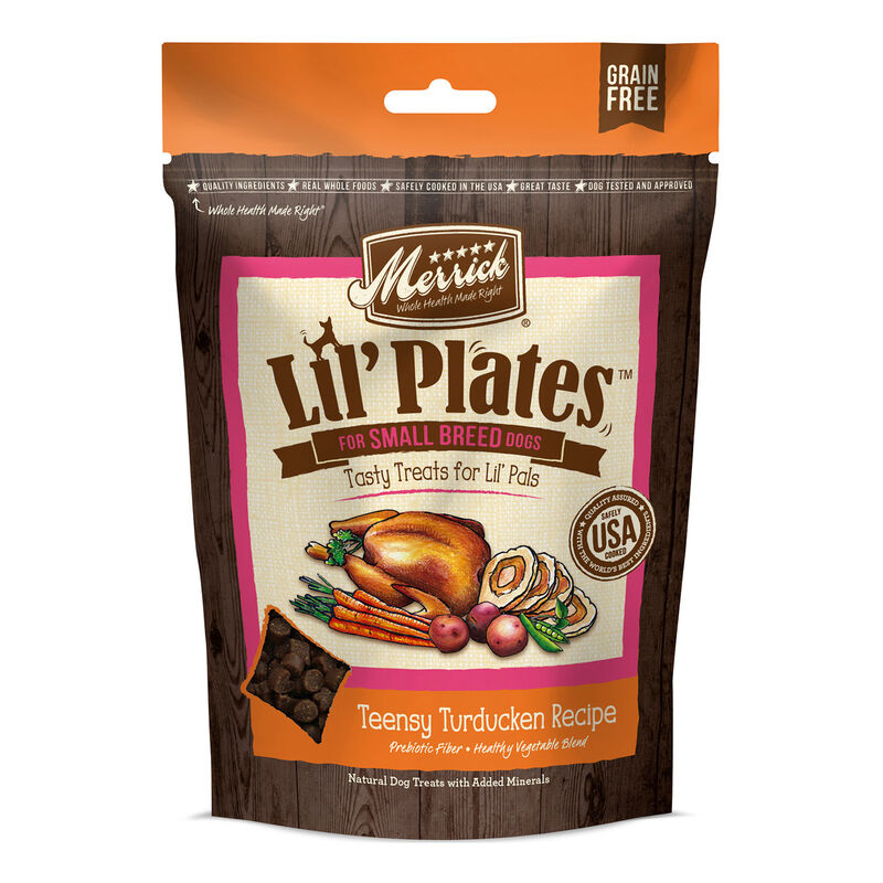 Lil' Plates Teensy Turducken Recipe Dog Treats 5oz