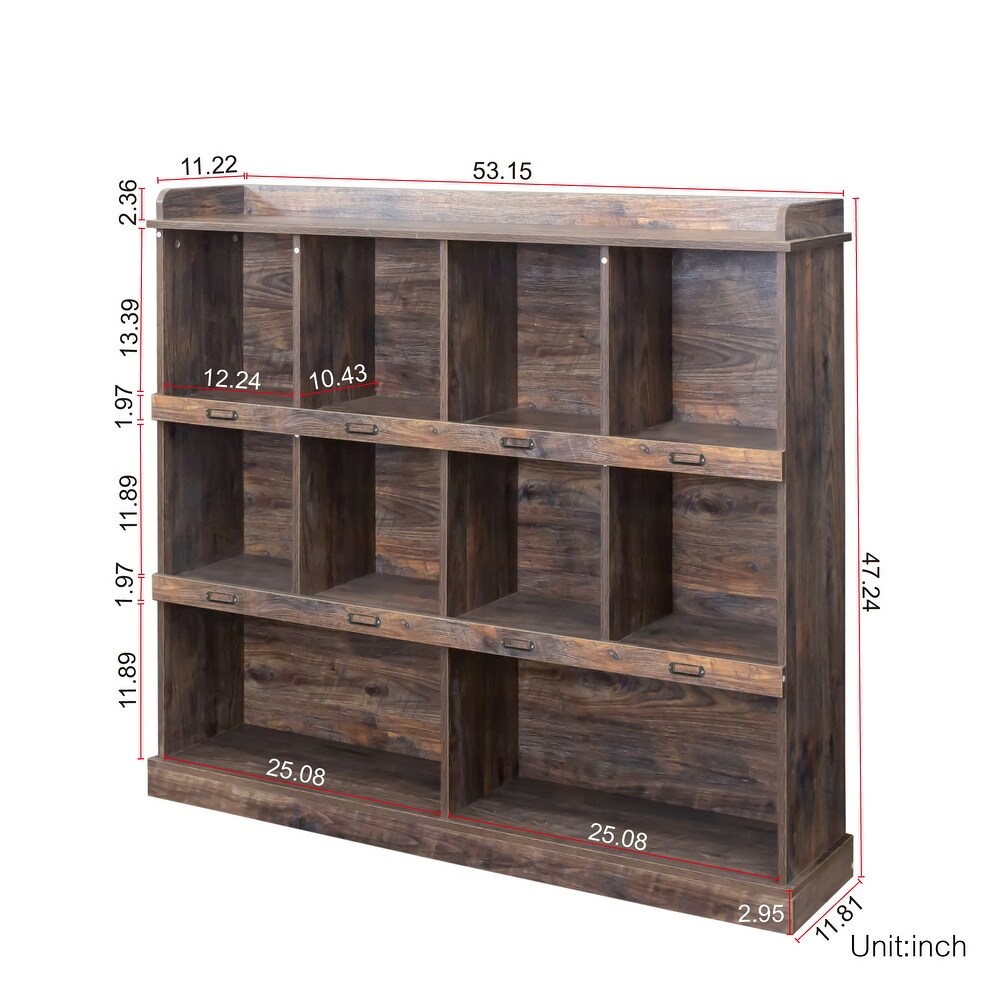 10 shelf Bookcase   53.15\