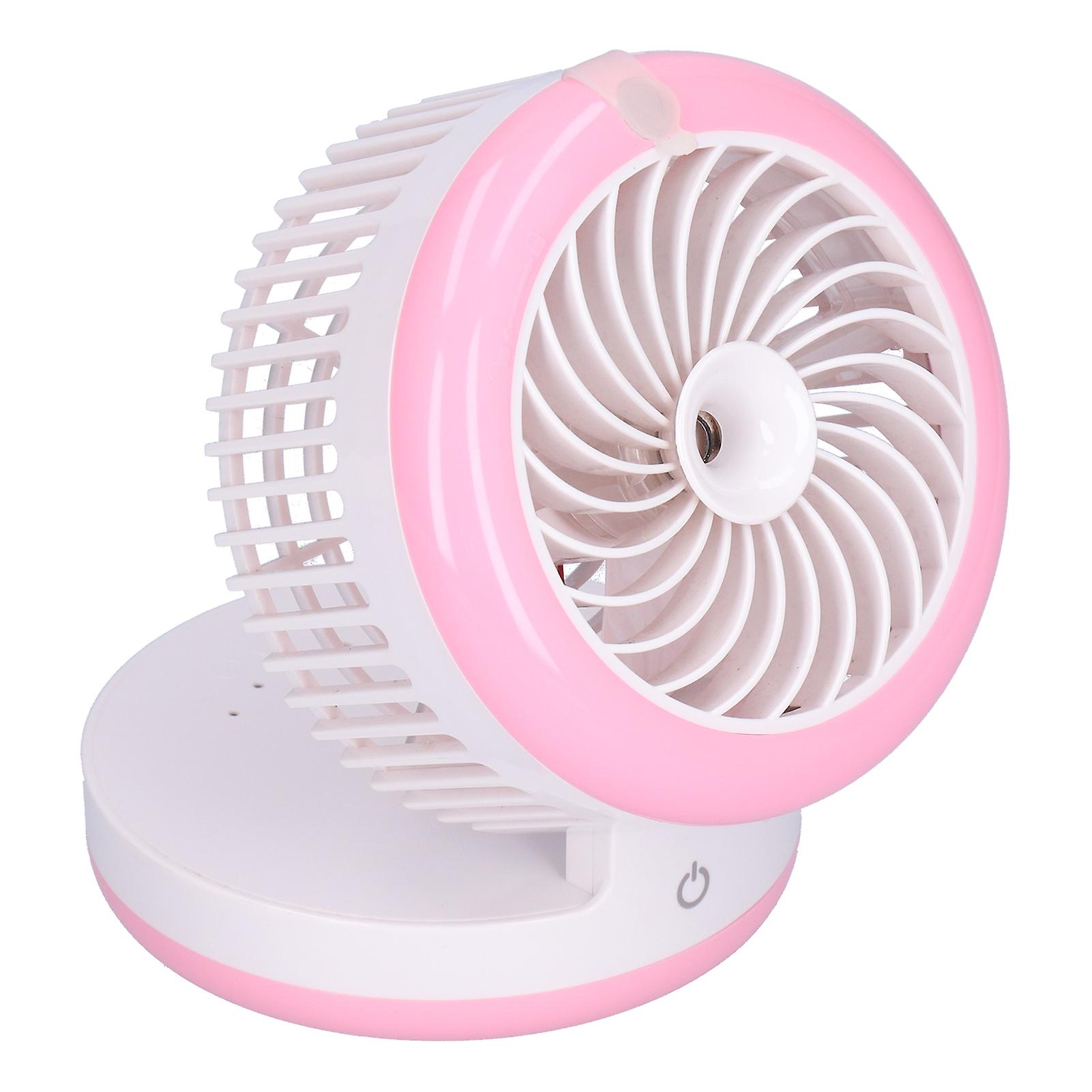 Desktop Humidifying Electric Fan Foldable Water Spray Mist Fan USB Charging for Home Office