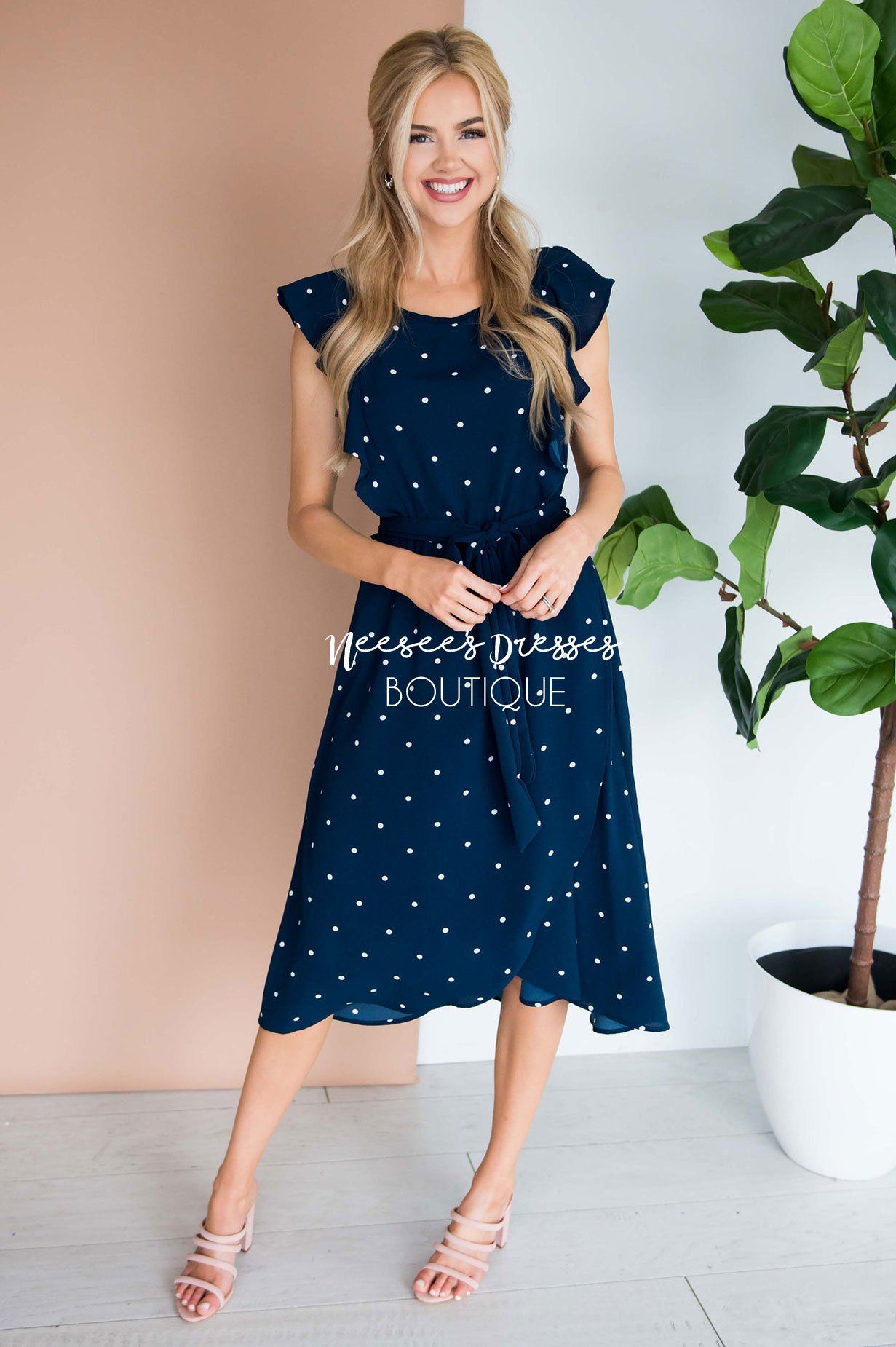 The Kynlei Polka Dotted Dress