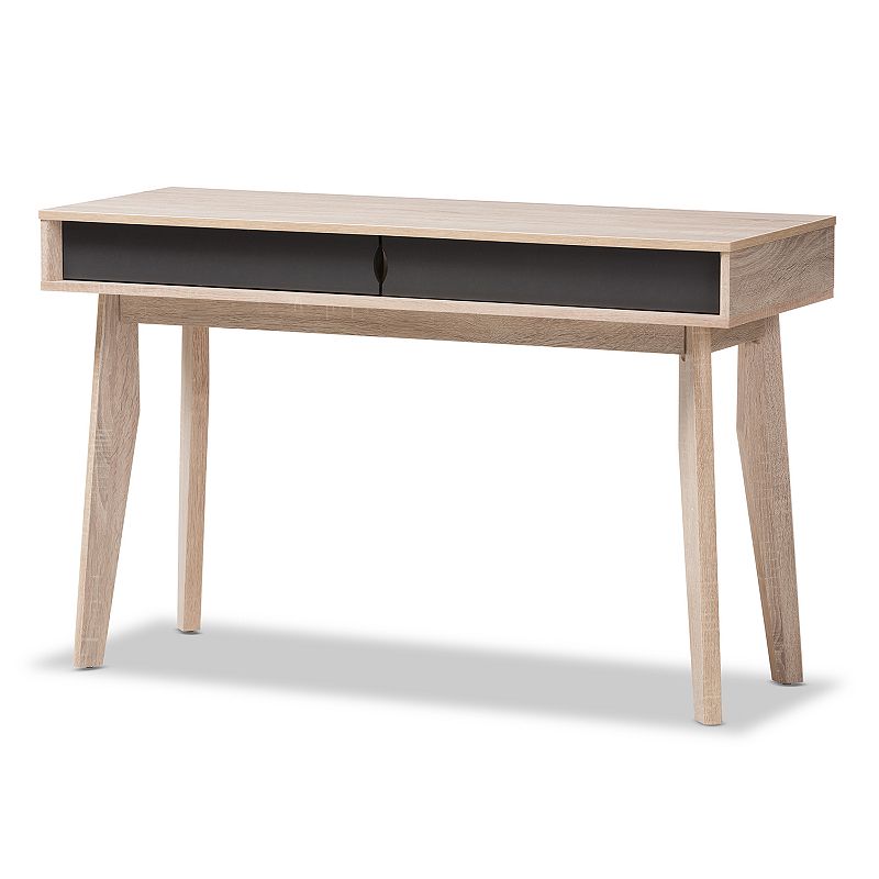 Baxton Studio Fella 2-Drawer Desk