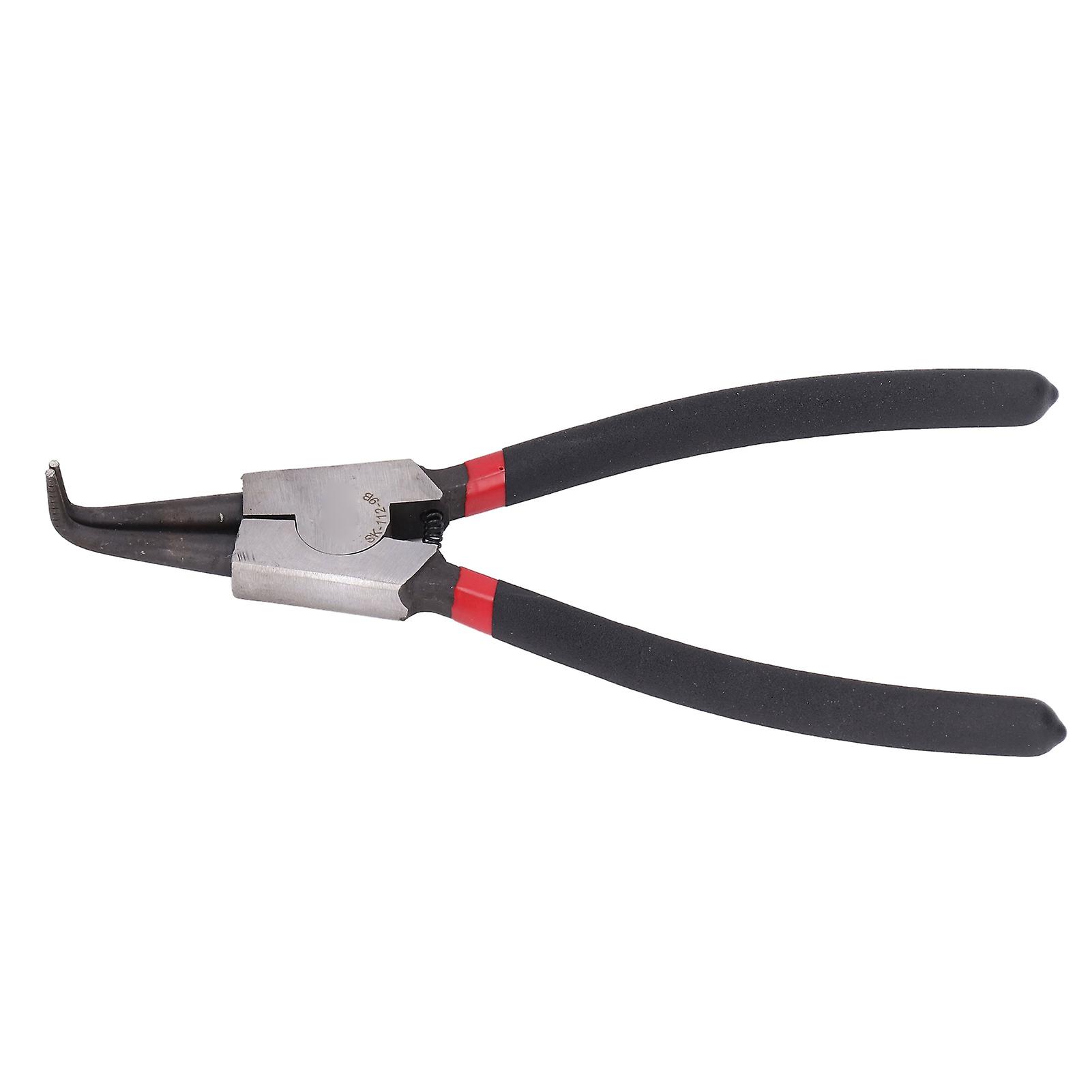 Circlip Pliers 9in Snap Ring External Bent Jaw Hand Tool For Installation Removal