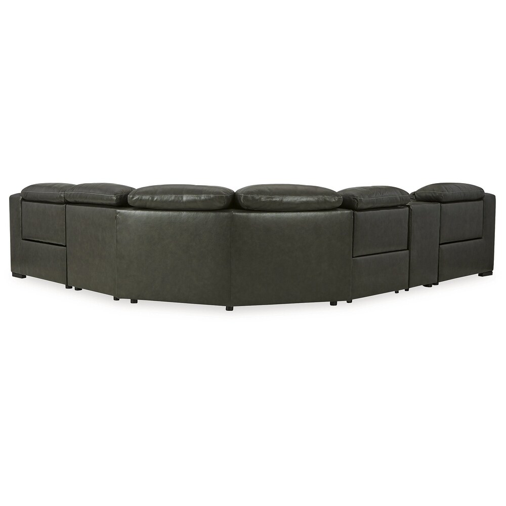 Signature Design by Ashley Center Line 6 Piece Power Reclining Sectional   127\