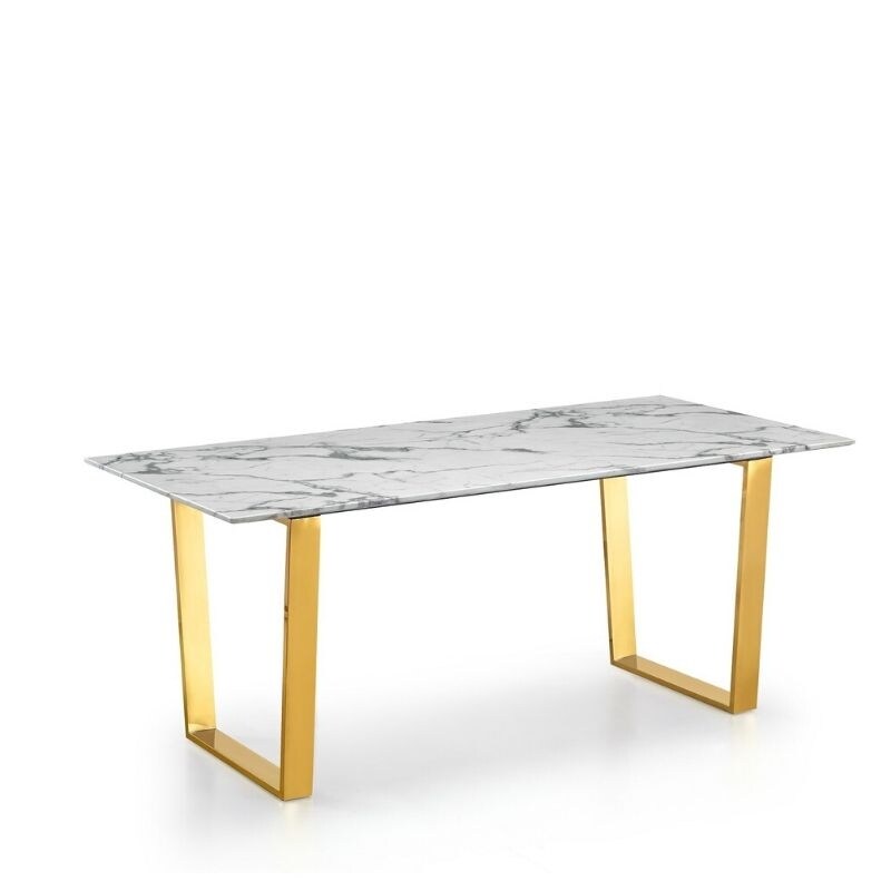 Rectangle Faux Dining Table 63\