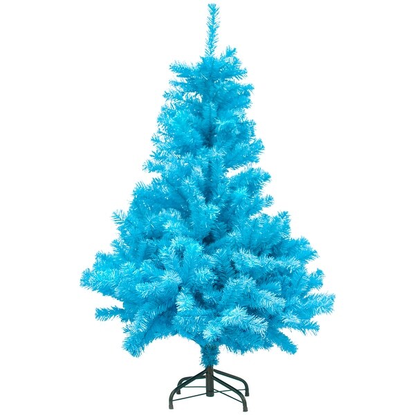 6' Cerulean Blue Pine Artificial Christmas Tree Unlit