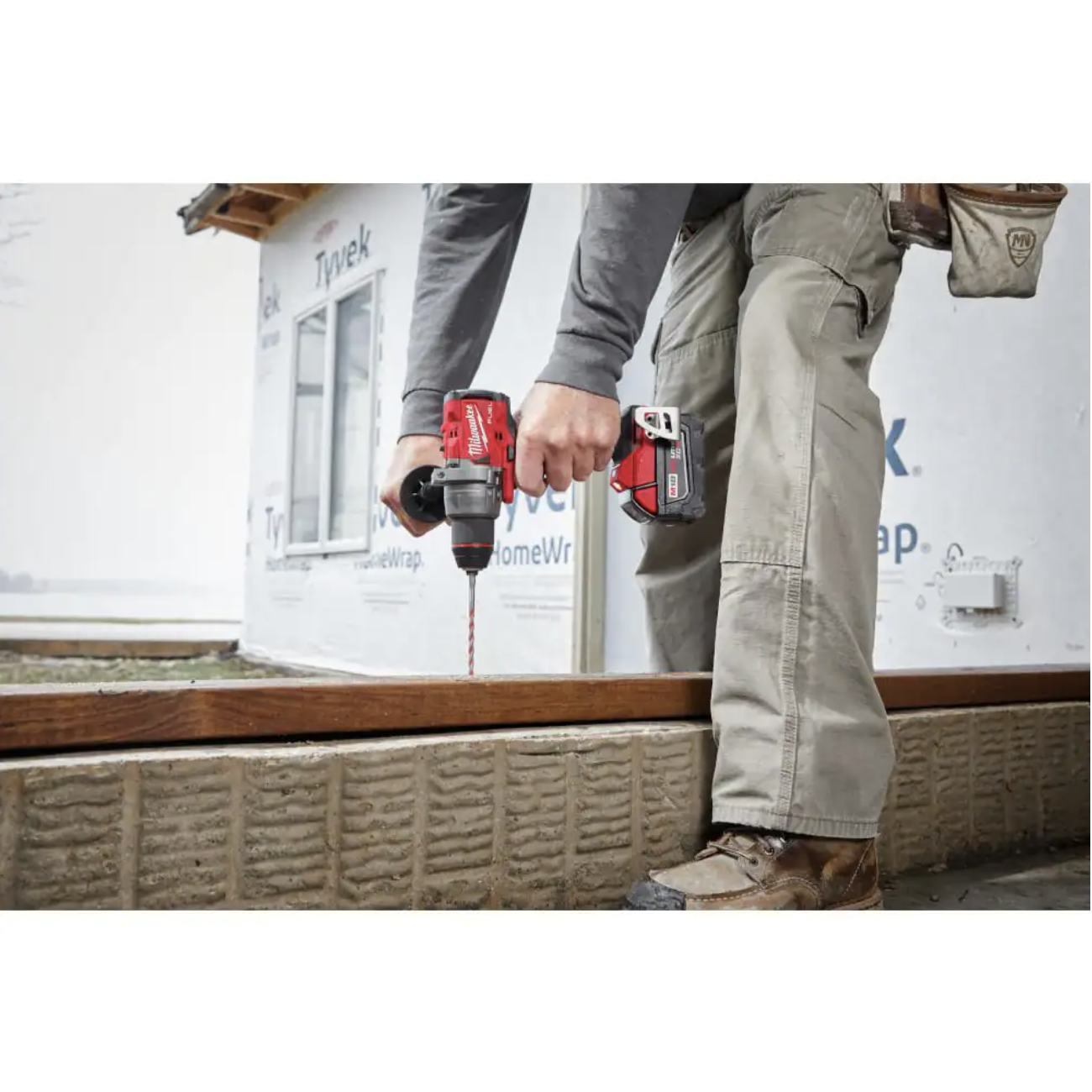 Milwaukee M18 FUEL 18V Lithium-Ion Brushless Cordless 1/2 in. Hammer Drill/Driver (Tool-Only)