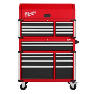 MW 41 in.W x 22 in. D  18 Drawer Heavy Duty Tool Storage Tool Chest Combo in Rd 48-22-8549