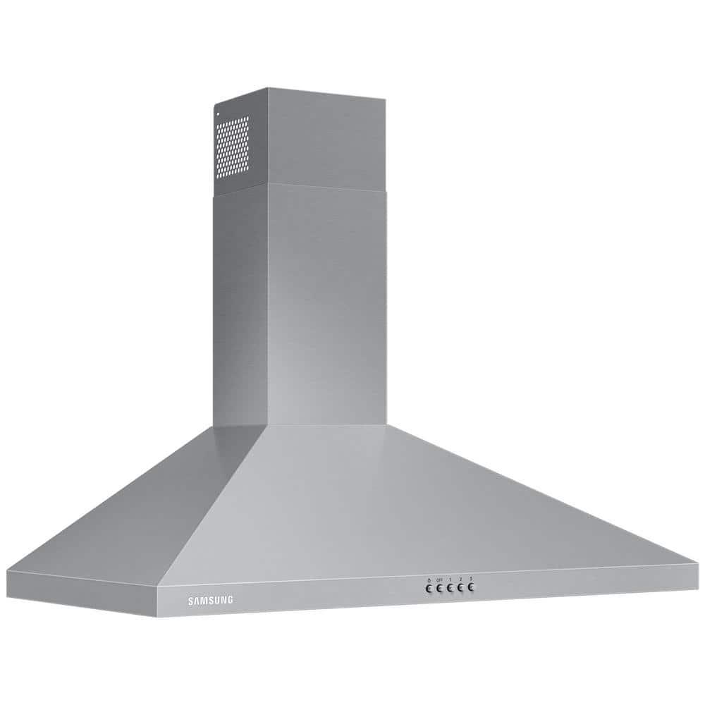  36 in Wall Mount Range Hood with LED Lighting in Stainless Steel