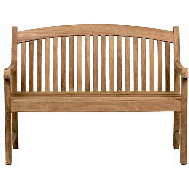 Newcastle Outdoor Teak Wood Bench International Home Miami