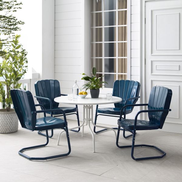 Ridgeland 5Pc Outdoor Metal Dining Set