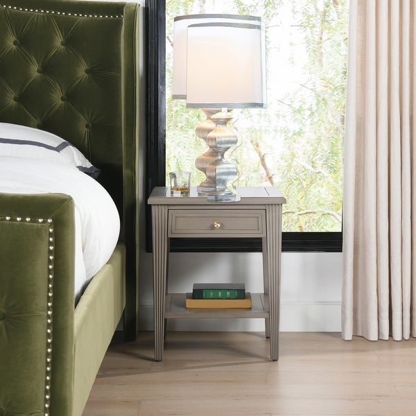 Dauphin Storage Shelf Side Table