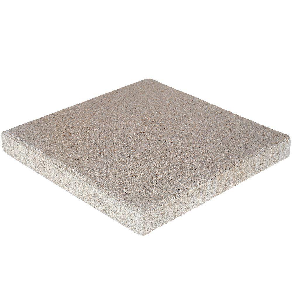 Pavestone 16 in. x 16 in. x 1.75 in. Pewter Square Concrete Step Stone 72600