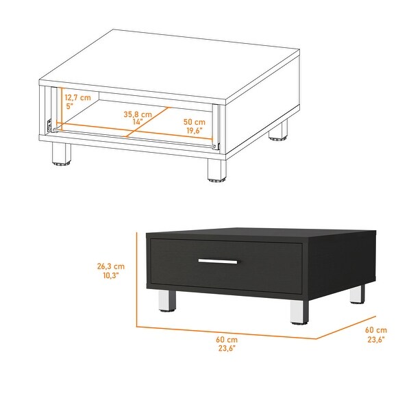 1-Drawer Rectangle Coffee Table