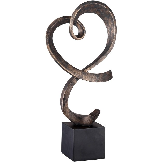 High Brushed Nickel Modern Sculpture