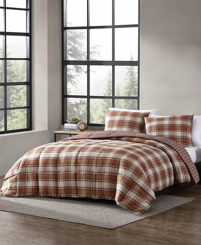 Eddie Bauer Edgewood Plaid Multi Comforter Set， Twin