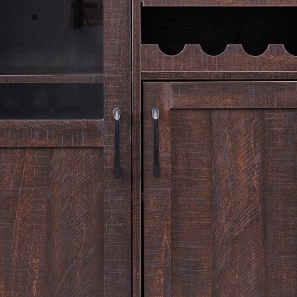 Sideboard Buffet Cabinet with Wine Rack and Drawer