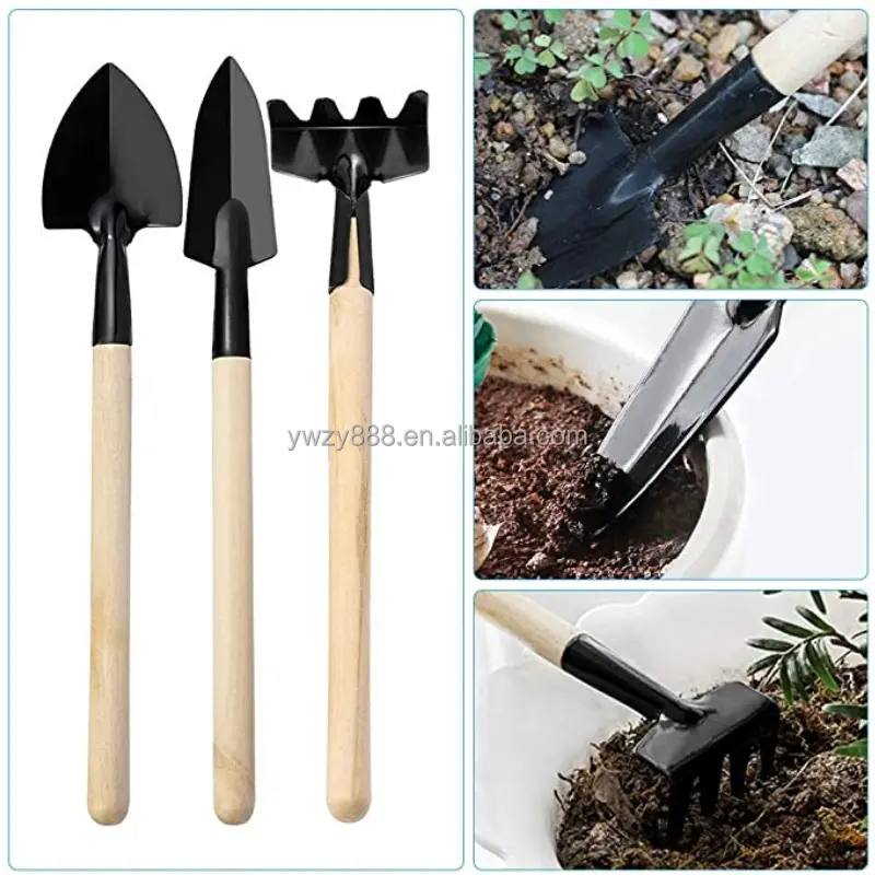 12Pcs Succulent Plants Hand Transplanting Miniature Planting Indoor Bonsai Gardening Kit Kids Mini Gardening Tools Set