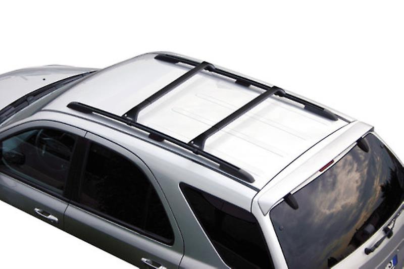 Telescopic Steel Roof Bars for Seat ALHAMBRA 2010-2018 with Raised Roof Rails