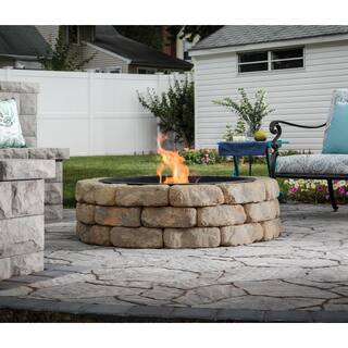 Oldcastle Mini Beltis 3 in. H x 8 in. W x 4 in. D Gray Charcoal Concrete Retaining Wall Block (378- Piece Pallet) 16250760