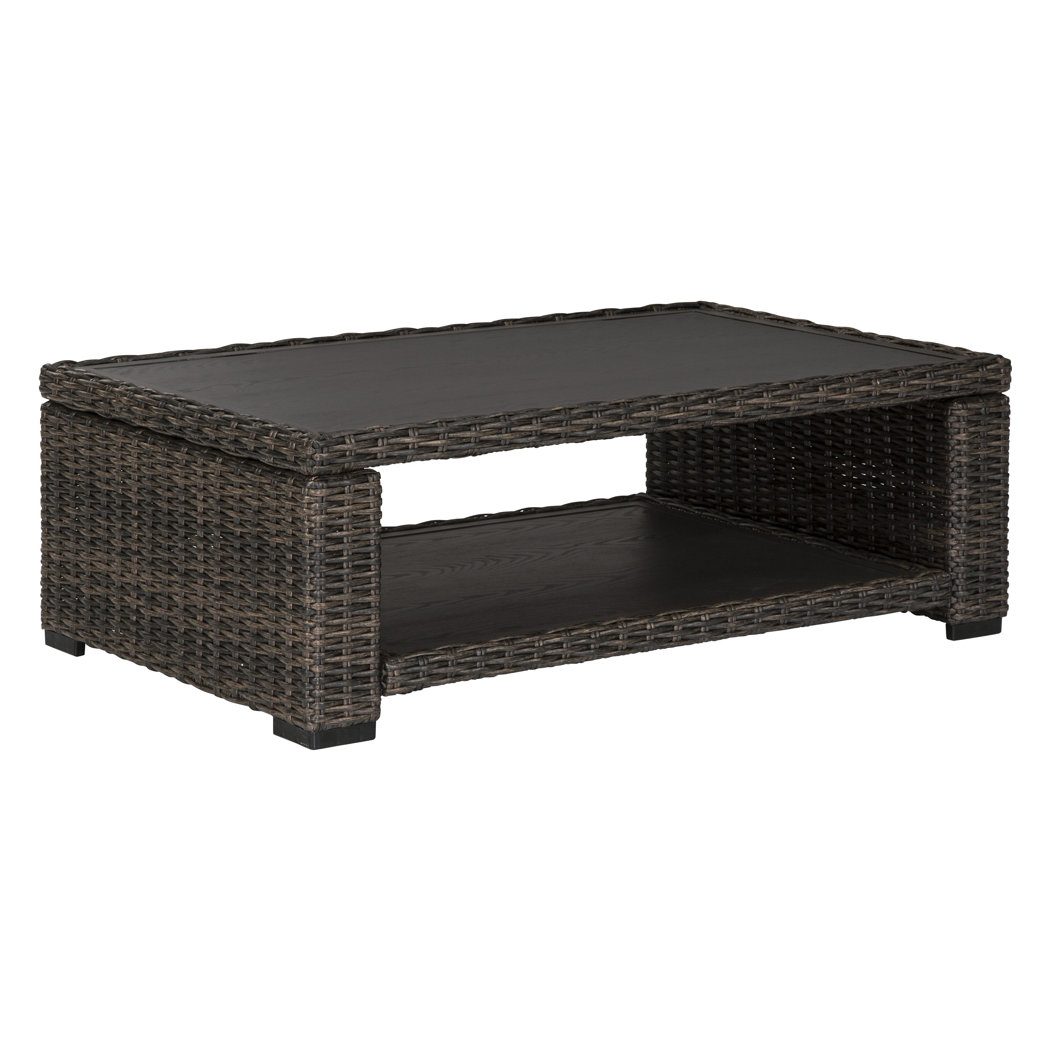 Outdoor 49 Woven Coffee Table in Sag Harbor / Sea Cliff