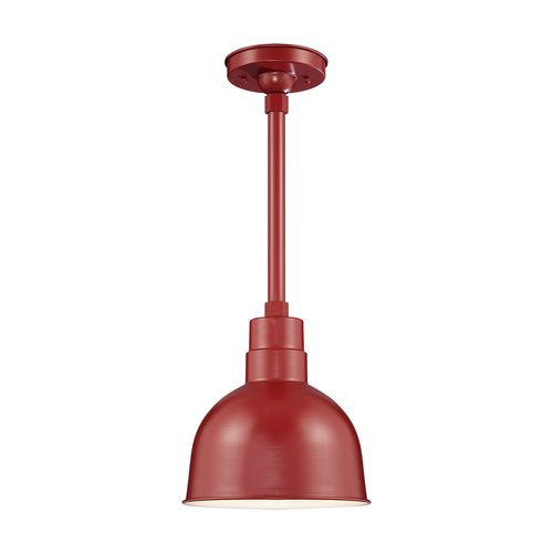 Millennium Lighting Stem Hung Deep Bowl Shade， Satin Red