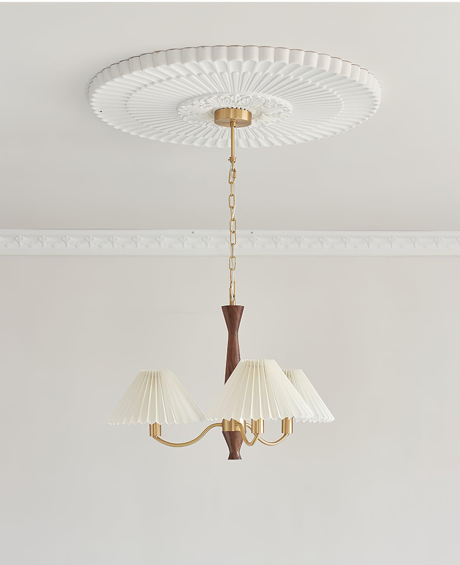 Pleated Chandelier