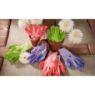 G  F Products Women's Medium Garden Glove in Assorted Colors (6-Pair) 15226