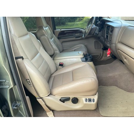 Kojem Driver andPassenger Side Bottom Seat Cover Synthetic Leather Tan Compatible with 2002 2003 2004 Ford Excursion Limited