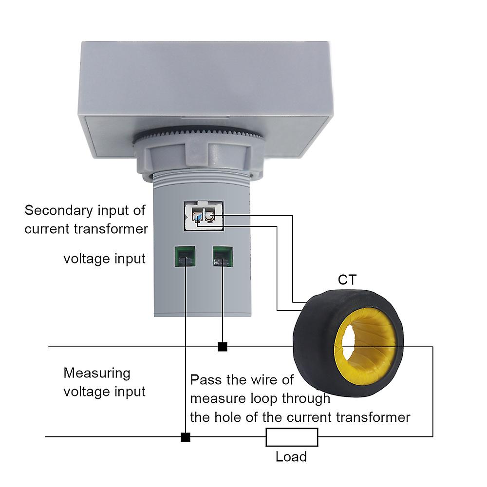 Ac Voltmeter Ammeter Wattmeter Power Energy Frequency Meter Ac 110v 220v  Volt Amp Herz Power Factor Voltage Current Montior