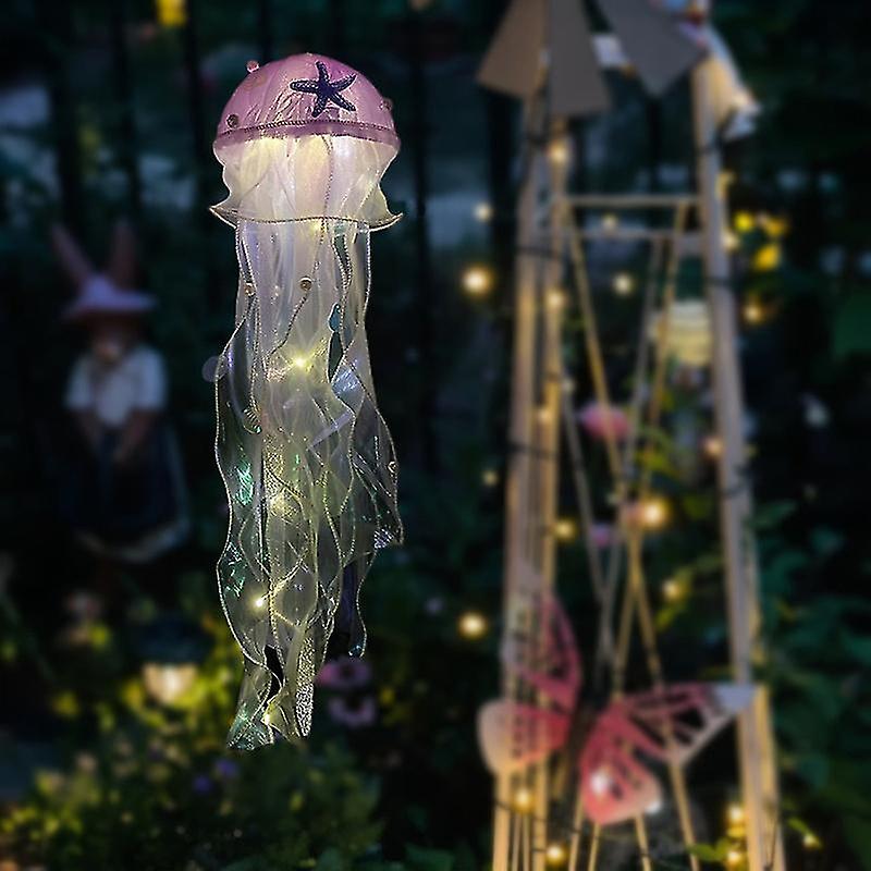 3 Pcs Garden Lamp Jellyfish Chandelier Decorative Outdoor Lamp Hotel Decorative Lights