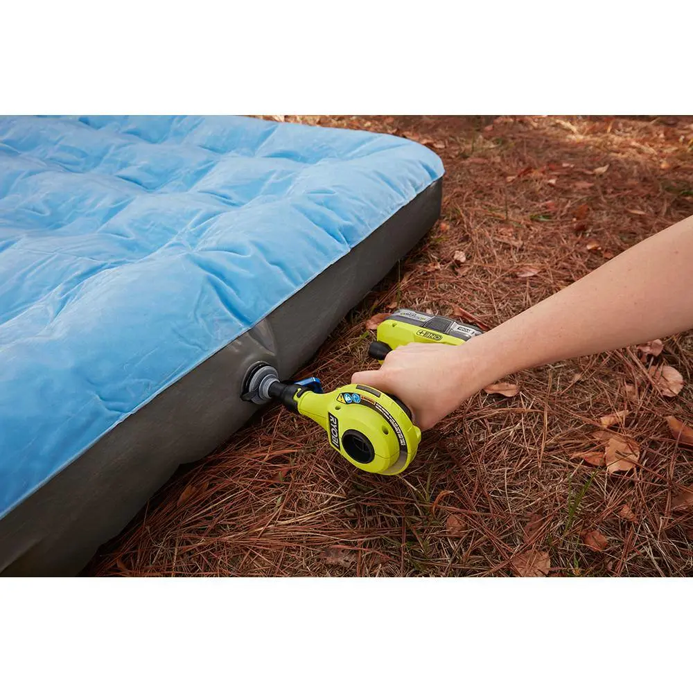 RYOBI ONE+ 18V Cordless Power Inflator and High Volume Inflator 2-Tool Combo Kit (Tools Only)