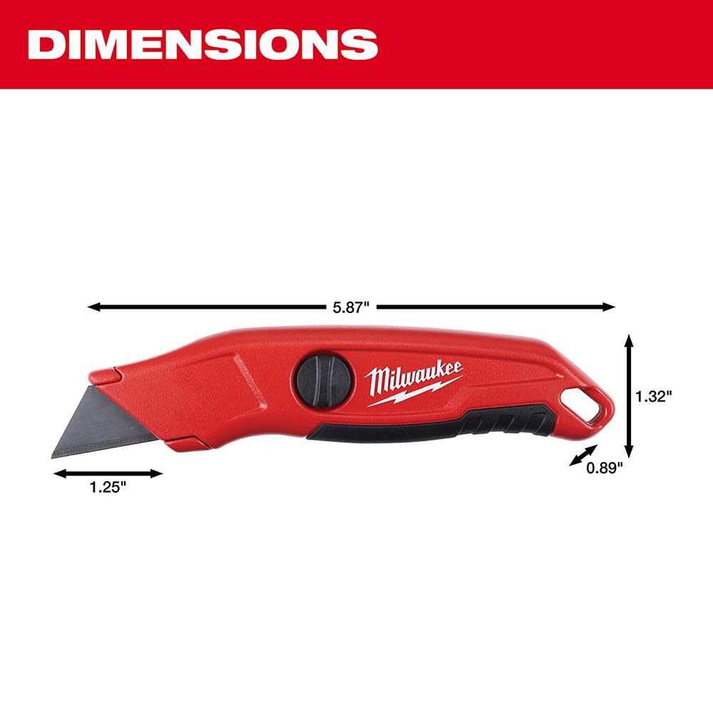 Milwaukee Fixed Blade Utility Knife 48-22-1513 from Milwaukee