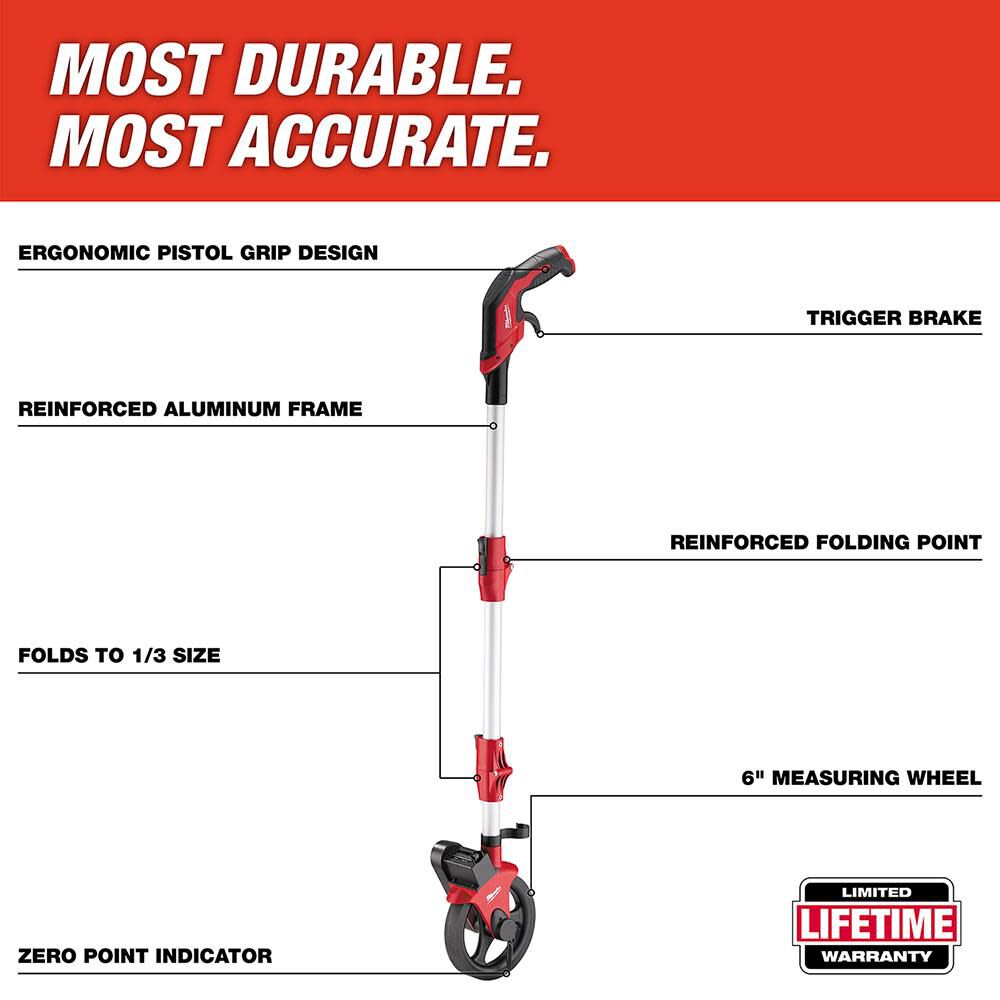 Milwaukee 6 in. Measuring Wheel 48-22-5006 from Milwaukee