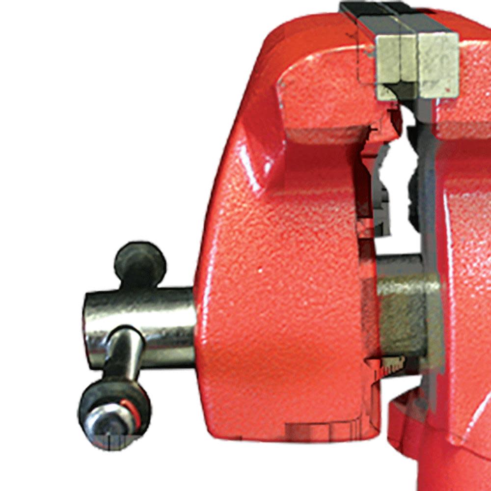 American Forge and Foundry Heavy Duty Swivel Vise， 6 In. Maximum Opening， 4 In. Throat Depth ;