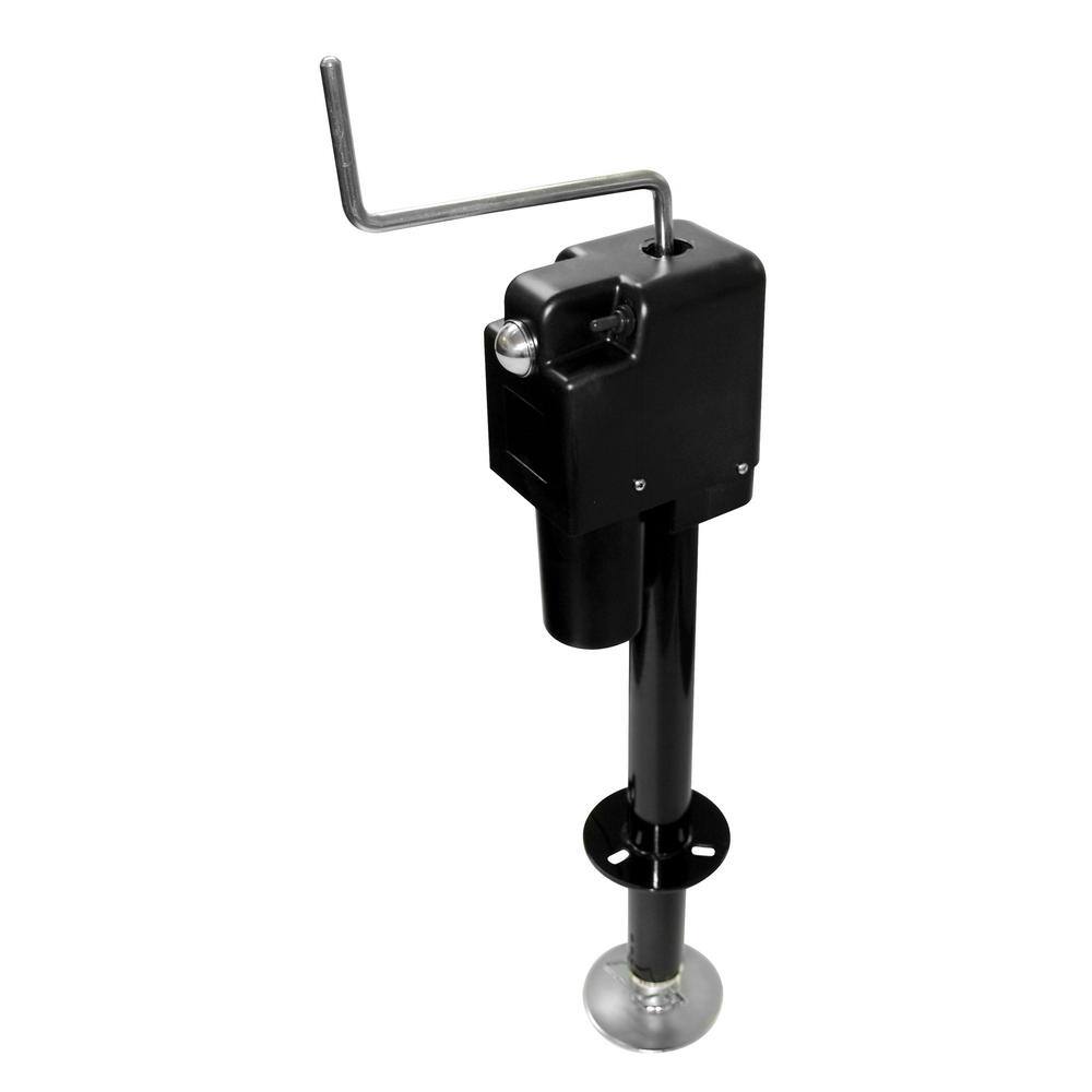 Quick Products Power A-Frame Electric Tongue Jack - 3650 lbs. Lift Capacity Black JQ-3500B