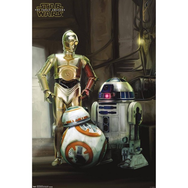 X 22 quot Star Wars The Force Awakens Premium Poster Trends International