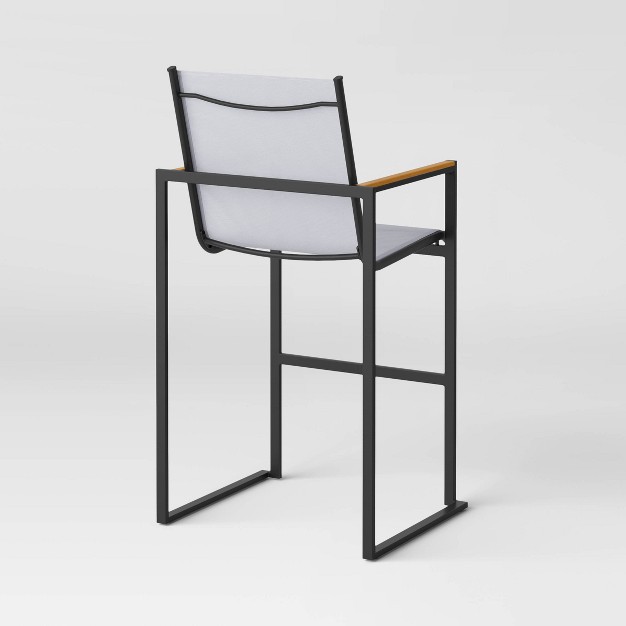 Henning 2pk Bar Height Patio Chairs