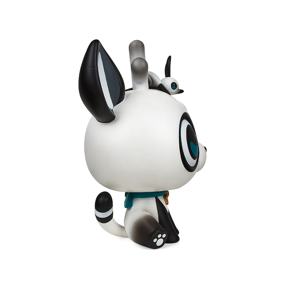 DeerCat & Friends™ Sitting DeerCat 7” Vinyl Art Figure by Amber Aki Huang – Exclusive Panda Edition (Limited Edition of 100)