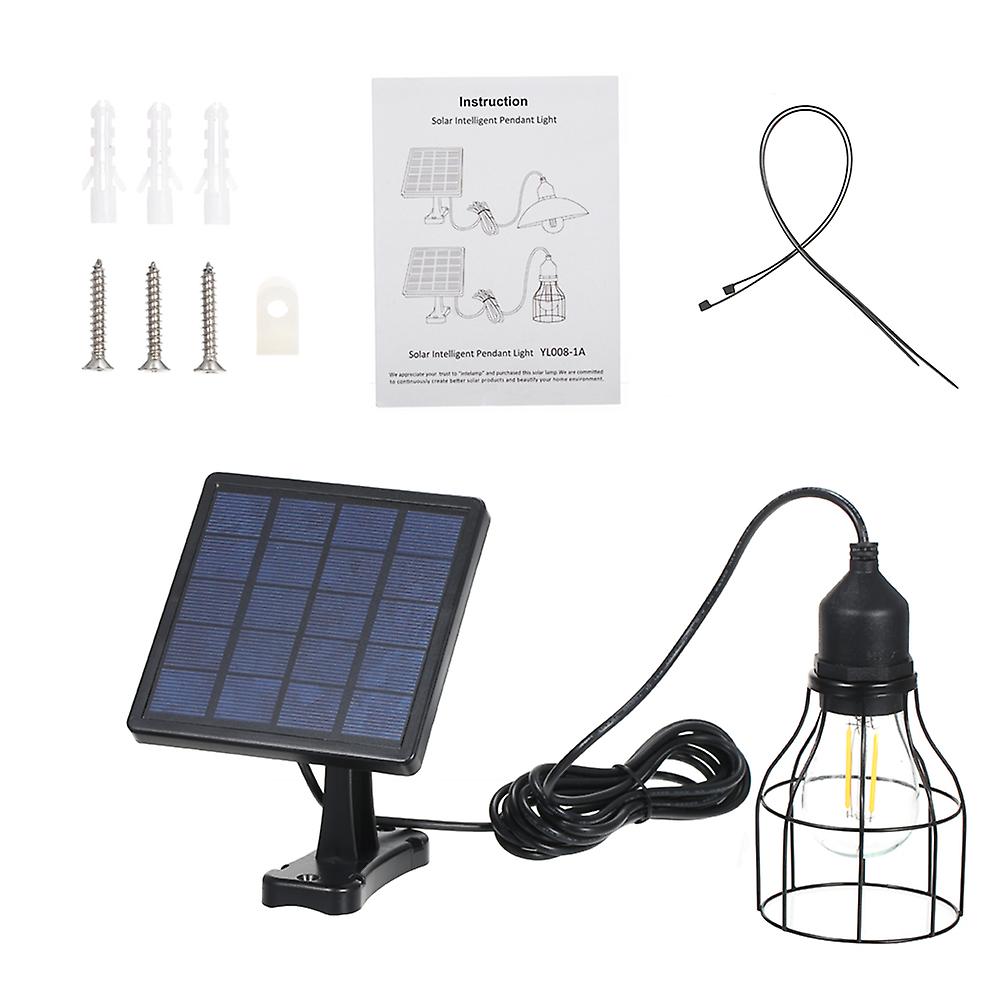 Lamp， Solar Panel， Manual，3 Pcs Screw，3 Pcs Screw Stopper， Wire Clip，2 Pcs Tie