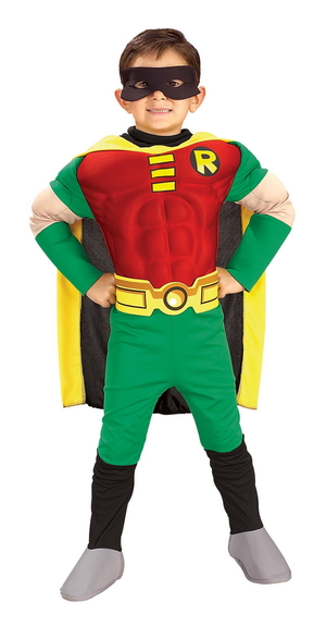 Rubie's RU882309T Toddler Boy's Deluxe Robin Muscl...