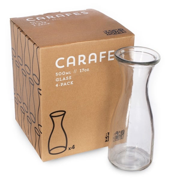 17 oz. (500mL) Glass Beverage Carafe