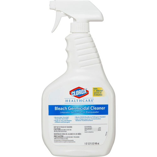 Clorox Bleach Germicidal Cleaner - Ready-To-Use Spray - 32 fl oz (1 quart) - Bottle - 1 Each | CLO68970EA