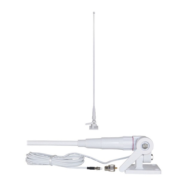 Vhf 3dbd Gain Marine Antenna With Cable Built Into Ratchet Mount