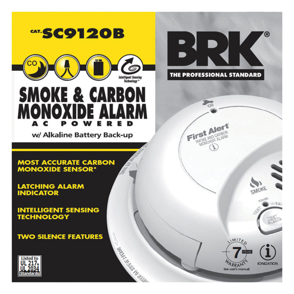 SMOKE/CO ALARM 120V BRK